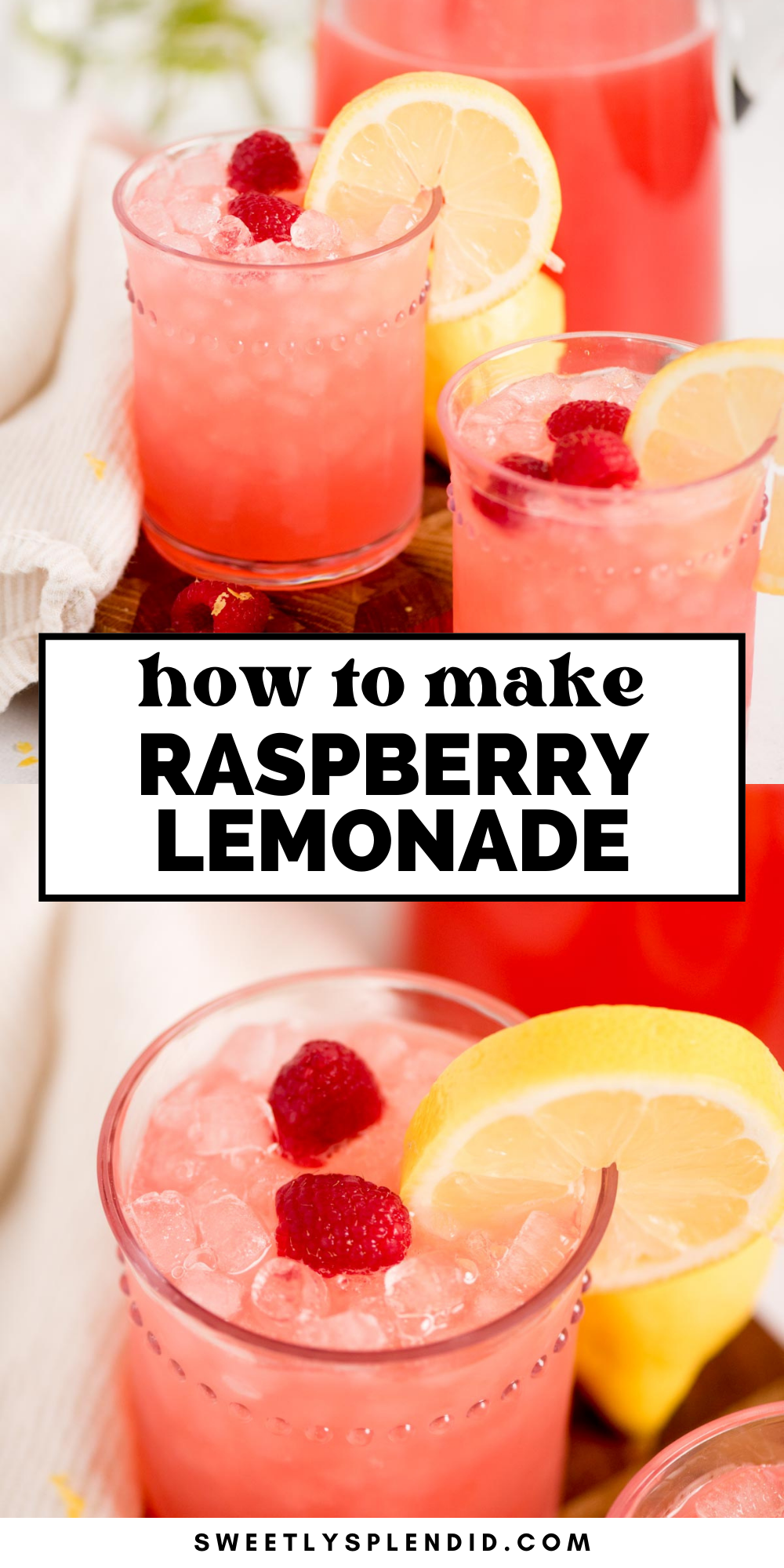 Summer Raspberry Lemonade Raspberry Lemonade Recipe (Quick, Simple, Made from Scratch) - Sweetly ...